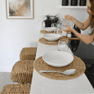 Round Eco Twine Placemats